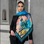 روسری طرح نگارستان شرقی  ابرنگی