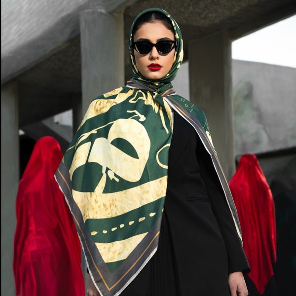 روسری طرح زرین نگاره