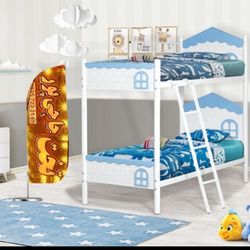 تخت خواب دو طبقه وکیوم مدل کلبه