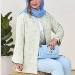 مانتو کتی ژاکارد مدل نارمک