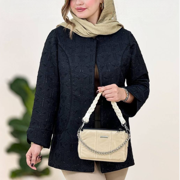 مانتو کتی ژاکارد مدل نارمک