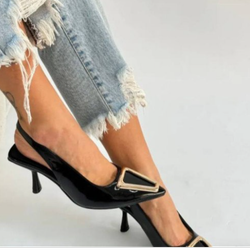 کفش مجلسی پاشنه 5 سانت مثلث