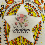 دکوری سنگ نمک قلب و ستاره مذهبی کوچک