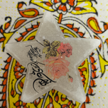 دکوری سنگ نمک قلب و ستاره مذهبی کوچک