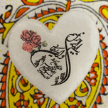 دکوری سنگ نمک قلب و ستاره مذهبی کوچک
