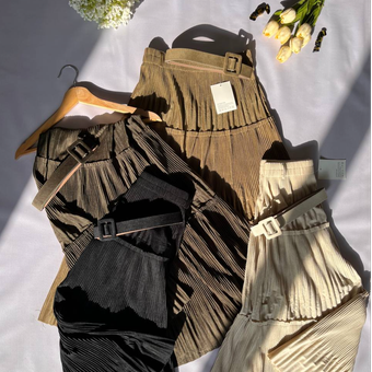 دامن مخمل پلیسه وارداتی