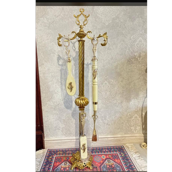 پاشنه کش زیبای برنزی ایستاده رنگ متنوع