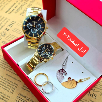 ست ساعت زنانه ومردانه باپلاک