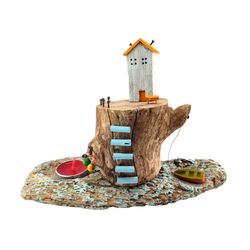 جاشمعی چوبی دست ساز طرح ساحل کد S72