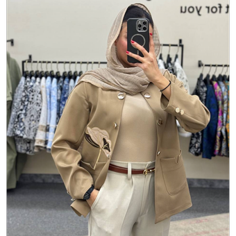 ✅️مدل:کت مازراتی کج راه گلدوزی