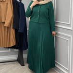 کت دامن پلیسه مازراتی درجه یک کیفیت عالی