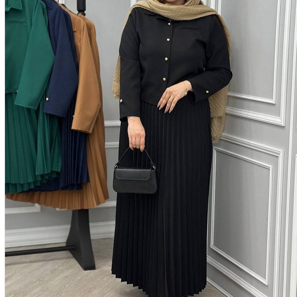 کت دامن پلیسه مازراتی درجه یک کیفیت عالی