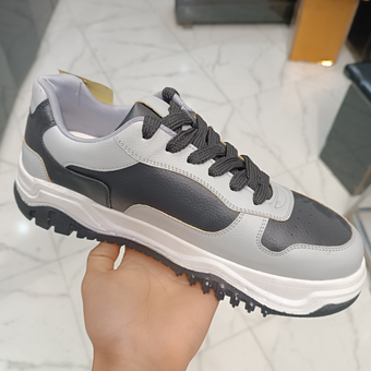 کفش برشکامشکی طوسی