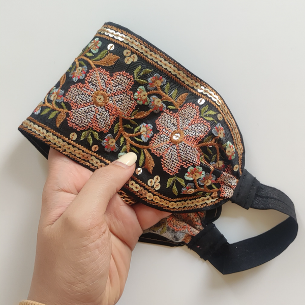 هد بند زنانه دست ساز گلدوزی شده مدل جیران