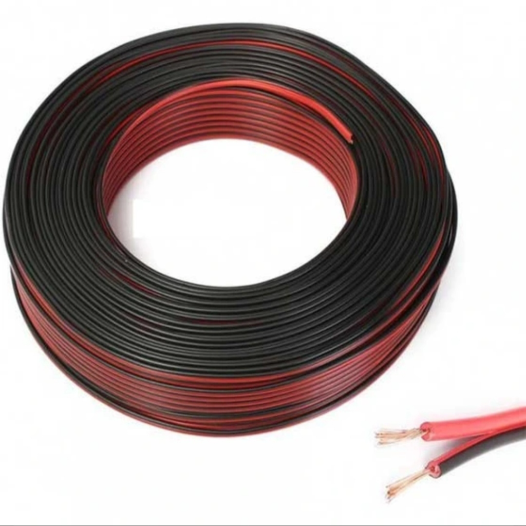 سیم باندی 2×0.25 دو رنگ متری