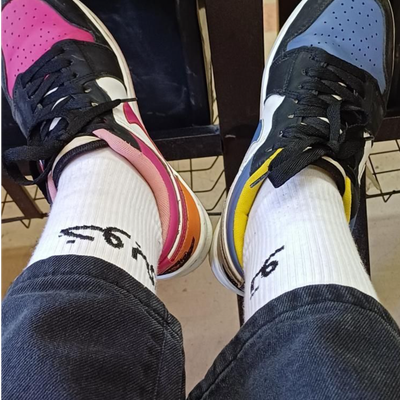 جوراب ساق بلند تکست دار (تو خوبی)