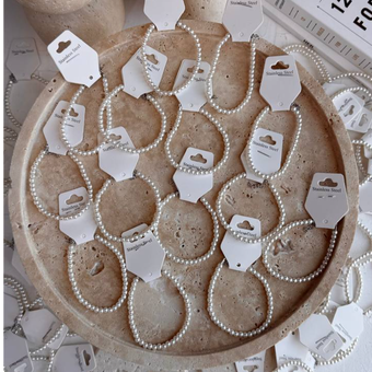 دستبند مرواریدی مینیمال