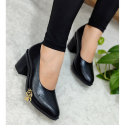 کفش مجلسی طبی مدل هفت سانت ساده کد 100181