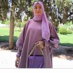 عبا بنفشه پوش