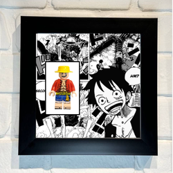 تابلو 3 بعدی لگویی طرح لوفی انیمه وان پیس luffy کد 2