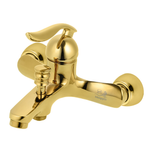 شیر حمام اسناپل مدل رُهام | طراحی لوکس، بدنه برنجی و پرلاتور کم‌مصرف