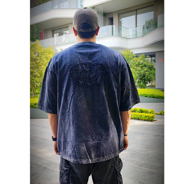 تیشرت ست سنگشور باکسی پارچه ماکان کد 89