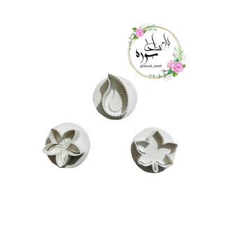 قالب فشاری (برگ،گل،بوته جغه)  3 عددی