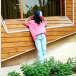 تیشرت سنگشور باکسی پارچه ماکان کد 88