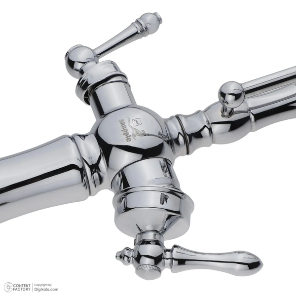 شیر ظرفشویی تصفیه دار اسناپل مدل بیزانس با کارتریج سرامیکی و فنر استیل ضدزنگ