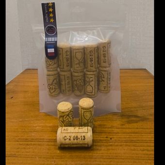 چوب پنبه انگوری پرتغالی | بسته 10 عددی چوب‌پنبه با طرح انگور