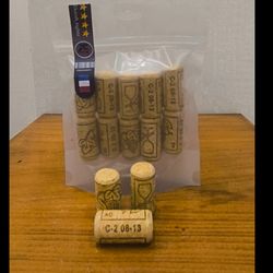 چوب پنبه انگوری پرتغالی | بسته 10 عددی چوبپنبه با طرح انگور