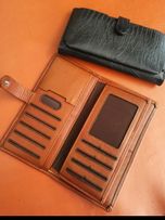 کیف پول دستی چرم طبیعی