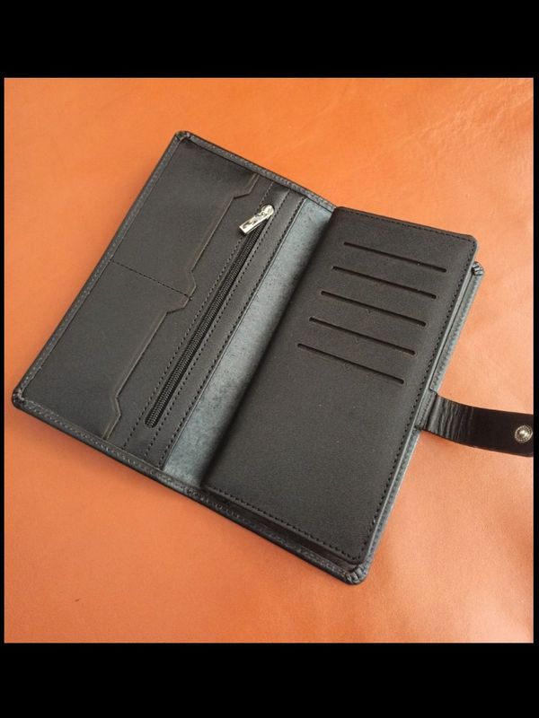 کیف پول دستی چرم طبیعی