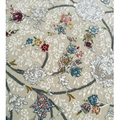 فرش 700 شانه دیزاین 1000 گل برجسته نخ آکرولیک 8 رنگ کد 700450