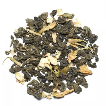 (200 گرم)چای سبز گل یاس افغان | رایحه طبیعی گل یاس، بدون اسانس مصنوعی