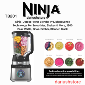 مخلوط کن نینجا مدل Ninja TB201 Detect Power Blender Pro  ضمانت اصالت