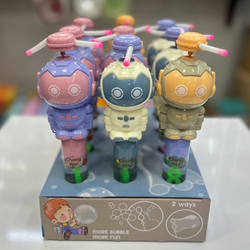 پنکه دستی چراغ دار و حباب ساز