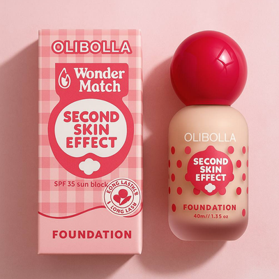 کرم‌پودر OLIBOLLA Wonder Match | Second Skin Effect ✨