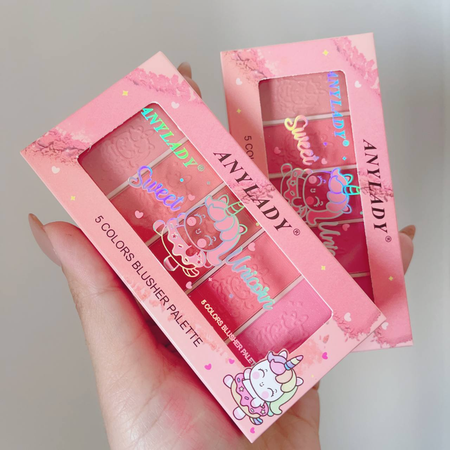 پالت رژگونه 5 تایی ANYLADY Sweet Unicorn