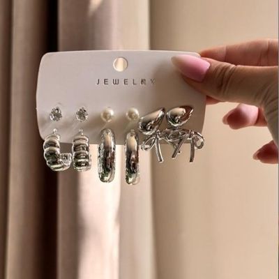 پک گوشواره اب نقره