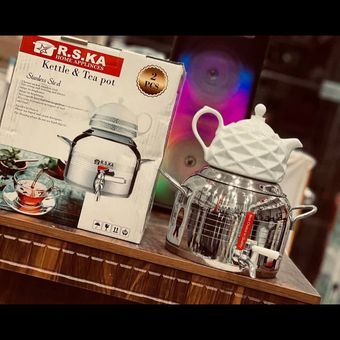 کتری قوری کف چدن ضخیم آر اس کا