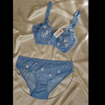 ست تور فنردارHeseh رنگ آبی آسمانی