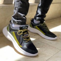 کتونی استوک برند کریویت رنگ مشکی زرد