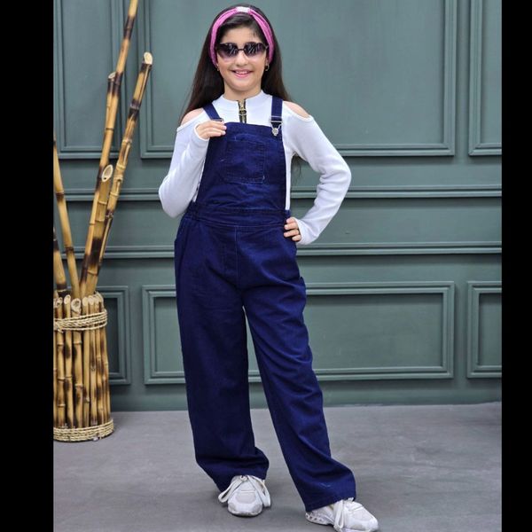 سرهمی کتان بچگانه شیک