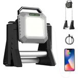 چراغ کمپینگ چند منظوره با پایه تلسکوپی Work light COB103360