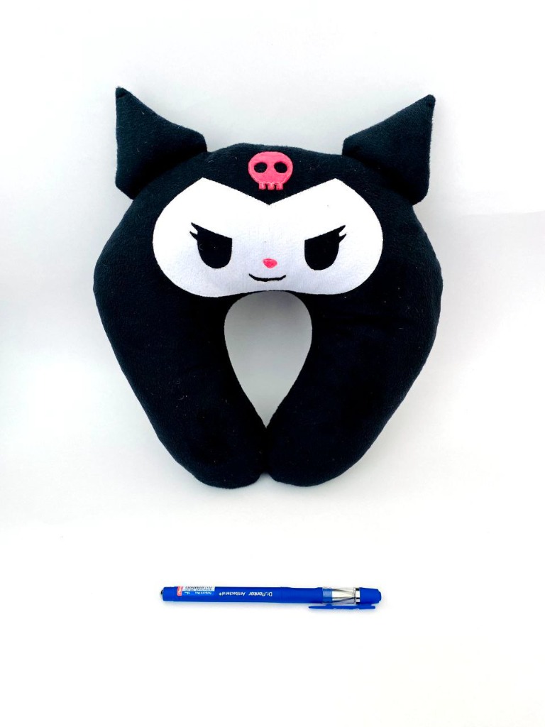 بالش طبی گردنی کرومی  (مخمل با کیفیت ) ابعاد 30×35