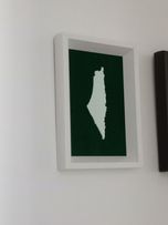 تابلو آینه نقشه فلسطین