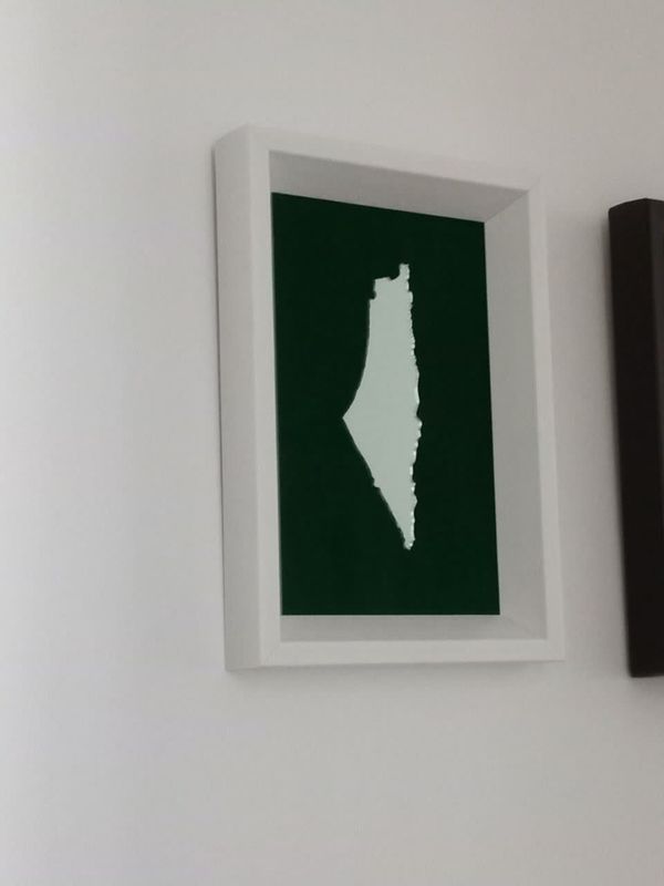تابلو آینه نقشه فلسطین