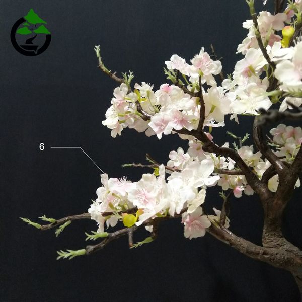 درختچه نیمه مصنوعی شکوفه سیب طرح بونسای 2-1