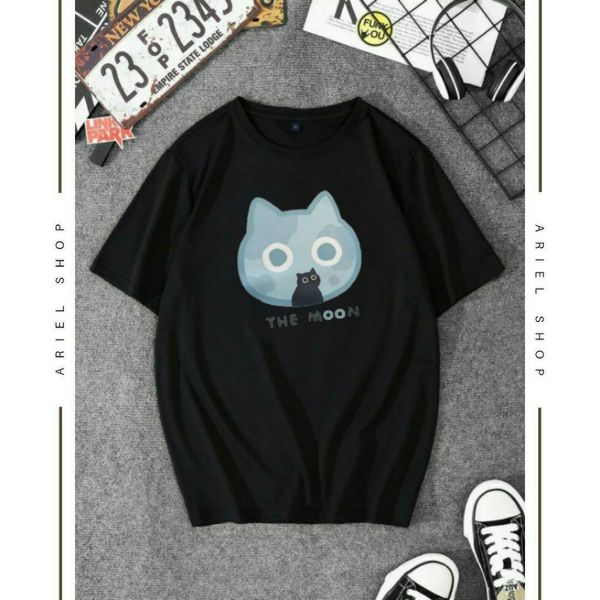 تیشرت مشکی گربه ای